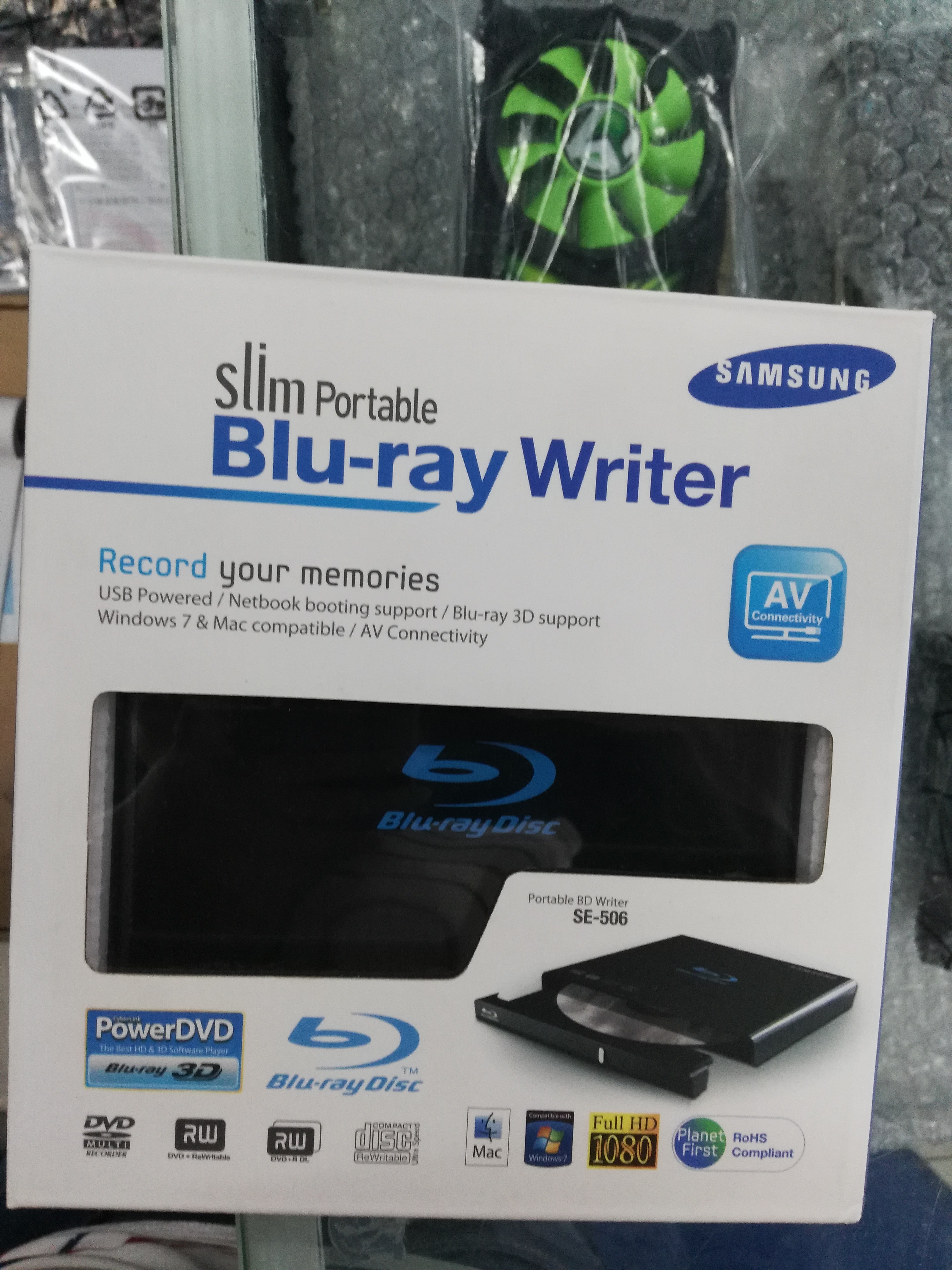 Samsung SE-506BB USB Portable Blu-ray Recorder Mobile Blu-ray Disc Driver New Original