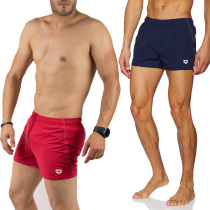 Mens new French mid-rise quick-dry soft built-in mesh stretch drawstring direct swim beach pants