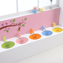 Kindergarten childrens bathroom washbasin color ceramic washbasin Cartoon under the table basin Child washbasin small