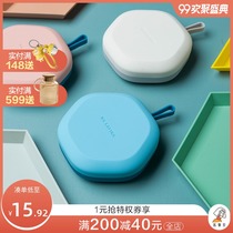 Refrigerator frozen ice cube mold silicone ice cube ice box with lid Homemade Home small mini speed ice artifact creativity