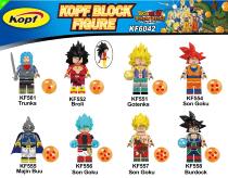 Kefeng building blocks KF6042 animation Dragon Ball series Wukong artificial people assembly building blocks children educational toys