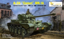 黄蜂模型VS720002 1/72 英 二战A-34“彗星”MK.1A主战坦克
