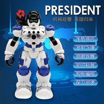 New Will 8088 Mechanical War Police Fire Robot 9088 Programming Intelligent Patrol Remote Control Toy