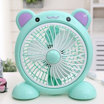 Cat extended line bedside electric fan desktop home cute medium-sized summer new Gale adjustment mute fan