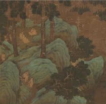 Yuan Sheng Mao Song Yunquan map axis ultra-high-definition electronic picture decoration inkjet identification copy Chinese painting material