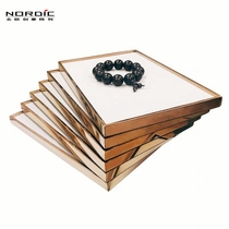 Stainless steel jewelry bracelet shoes display tray watch perfume glasses belt display box