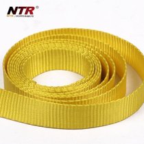 Yellow Black China Mountaineering Naitel Bundled Flat Belt High Strength Polyester Bulk Ribbon Protection Station