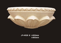 Sandstone relief column Flower Bowl garden landscape sculpture glass fiber reinforced plastic flower pot Hotel Villa Lotus sandstone Flower Bowl