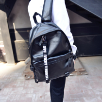 Classic mens shoulder bag Korean version of anti-theft Youth student schoolbag female Puppi leisure travel simple big backpack tide