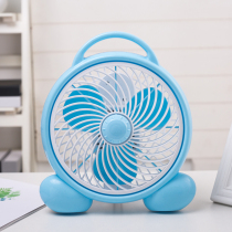 Cartoon Small Fan Mini Student Dormitory Bed Small Electric Fan Portable Desktop Headboard Fan Silent Office