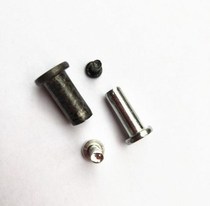  Flat head solid iron rivets Galvanized natural color flat head percussion rivets M3M4M5M6M8