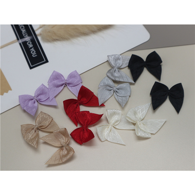 taobao agent 3 Lord -shaped ribbon ribbon satin small bow finished product export DIY underwear underwear BJD baby clothes mini decoration