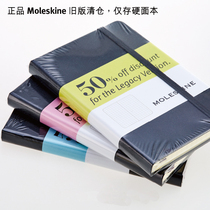 Clearance Moleskine notebook classic business hard face notebook pocket type Old Stock
