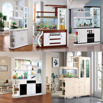 A variety of fish tank Living room partition cabinet Room cabinet Entrance cabinet Foyer cabinet Paint shoe cabinet Wine cabinet Screen decorative cabinet