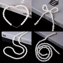 Net Red 520 Cake Adornment Valentines Pearl Love Plugin Butterfly Knot chain Sub-sweet Desk Pendulum Accessories