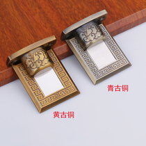 New Chinese strong magnets to suck the yellow and ancient bronze door sucking the gold and bronze floor touching the ground and sucking the door to the top Xiang Cloud to suck