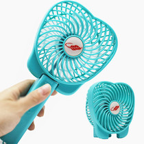 Gentian handheld banana fan three-speed foldable portable charging mini fan student dormitory mute wind