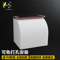 Woodpecker Acrylic Waterproof Toilet Tissue Box Toilet Paper Bathroom Grass Paper Box Free of Punch