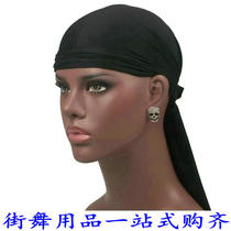durag turban Hiphop hat black hip hop street basketball Rap Hip Hop hut male tide dance ride