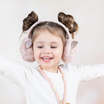 British Rockahula children warm earmuffs cute cat small ears adjustable ear protection winter ins super cute