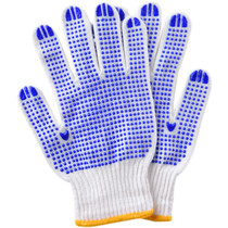  Workers work dispensing non-slip cotton yarn labor insurance gloves fitter protection hand anti-scratch cotton thread wear-resistant black thin section