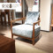 East Furniture Casual Chair Subbackrest Office Computer Chair Solid Wood Dining Table And Chairs Home minimalist Modern Chinese style