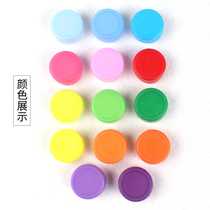Bottle cap diy handmade material plastic round mineral water color small mouth kindergarten making creative puzzle lid