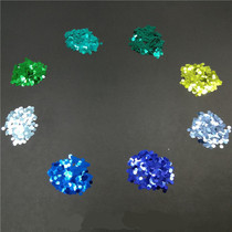 Supply imported PET glitter powder flash powder gold powder green blue series 0 2-2MM support customized 100G