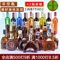 Finished wine bottle combination decoration wine cabinet ornaments simulation wine wine props fake wine home living room decoration