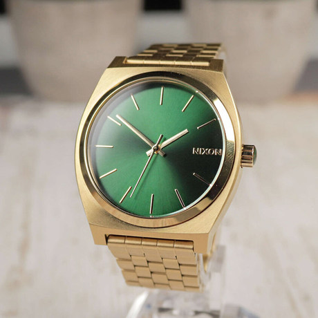 美国代购Nixon尼克松金手表 A0451919 金绿色小清新中性男女手表