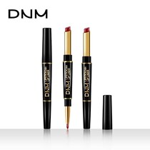 DNM double lipstick lip liner pearlescent matte color rendering waterproof non-decolorizing Cup lipstick cross-border lip pen