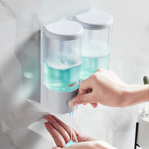 Hotel shower gel box Wall-mounted soap dispenser Pressing hand sanitizer bottle Free hole Hotel soap dispenser Commercial