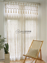  Bohemian hand-woven cotton rope tapestry ins curtain decoration Wedding bed and breakfast Hotel Nordic curtain partition
