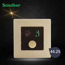 Type 86 champagne gold Hotel Hotel Do Not Disturb please clean the doorbell switch three in one do not disturb the cleaning
