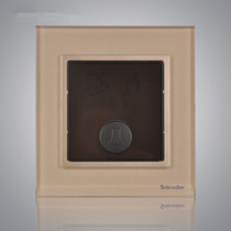 Slunde 86 wall switch S12 tempered glass series doorbell with instructions do not disturb please clean up immediately