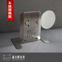 Cat head MT017 mediation automatic reset target stainless steel swing magnetic target soft bullet metal training return target