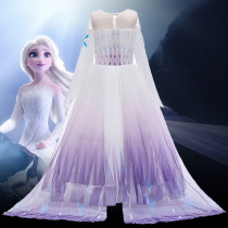 Frozen 2 Girls Aisha Princess Dress Children Summer Anna Dress Dress Dress Dress Aisha