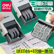 Deli date stamp Automatic ink back printing Year and date Adjustable trumpet number machine Large number machine Flip manual digital Production date coding machine Financial accounting printing machine Number handheld