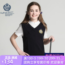 Eaton Gide Chinese etiquette childrens clothing vest knitted sweater vest spring and autumn