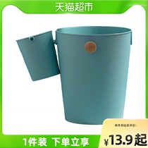 Omei household size trash can Nordic living room dry and wet classification storage desktop mini paper basket 1