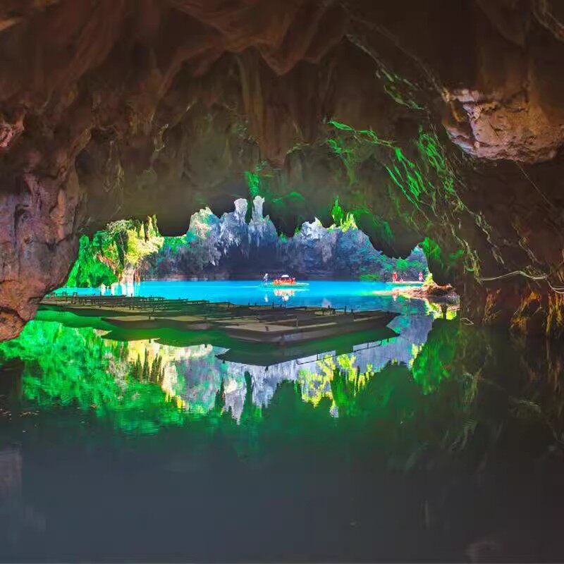 探秘绝美山水：🔥[三门海-大门票]河池凤山三门海门票含船票，带你领略不一样的广西风光🏞️-旅游-淘宝好物网