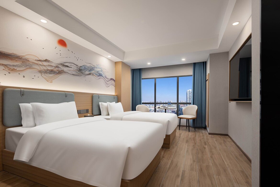 长沙五一广场超值双床房入住体验 长沙御廷大酒店万达店-酒店-淘宝好物网