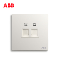 ABB switch socket frameless Xuan Zhi Athens white type 86 socket panel phone six types of computer socket AF330