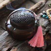  Retro Daming Xuande stove Huai stove Hand warmer Zen incense burner Household portable stove Aromatherapy stove Tea table decoration