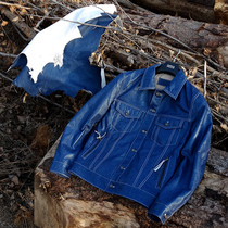 True and False Eye: Tannin Denim Texture Thin Soft White Core Sheep Belt Pocket Edition 507