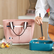 Lunch box handbag insulation bag Aluminum foil thickened lunch bag with rice bag large office worker student waterproof simple