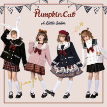(Non-seven days) Daily A Little Sailor coat (spot) for the Pumpkin Cat Petty Sailor