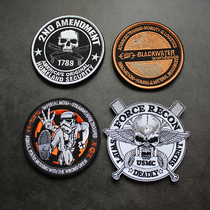 Queen-size 10cm circular embroidery Velcro chapter morale chapter military enthusiasts DIY patches tactical vest paste chapter package stickers