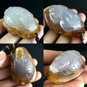 工芸品　美術品  置物  天然石 瑪瑙石 雕刻「金蟾」 極品巧雕瑪瑙三腳金蟾雕件極為招財_三腳金蟾招財擺設_擺件館_十方水晶