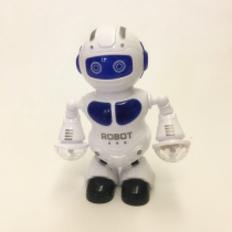 Cartoon electric sound and light robot music lighting puzzle children simulation toy doll singing and dancing 157